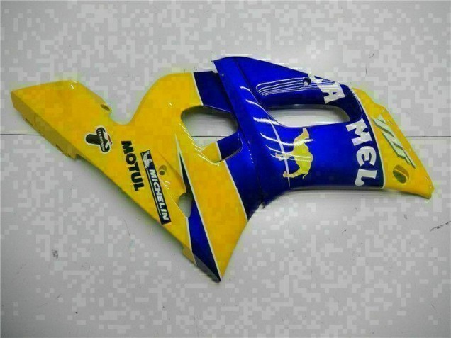 Amarelo Azul Abs Plásticos R6 98-02 Amarelo Azul Abs Plásticos R6 98-02