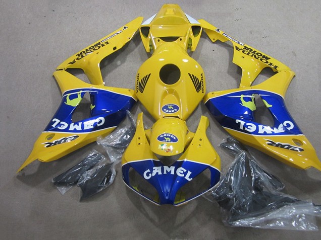 Amarelo Azul Camelo Carenagem CBR 1000RR 06-07 Amarelo Azul Camelo Carenagem CBR 1000RR 06-07