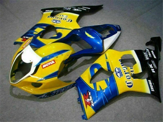 Amarelo Azul Carenagem GSXR 1000 K3 03-04 Amarelo Azul Carenagem GSXR 1000 K3 03-04