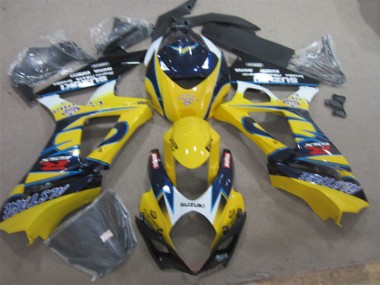 Amarelo Azul Carenagem GSXR 1000 K7 07-08