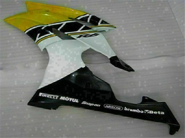 Amarelo Branco Carenagem R6 08-16 Amarelo Branco Carenagem R6 08-16