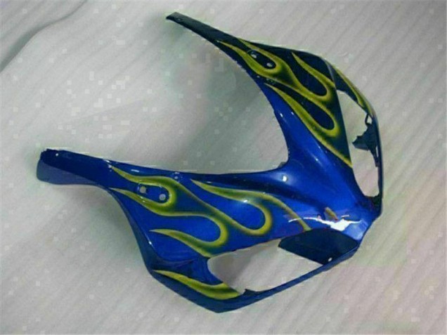 Amarelo Chama Azul Carenagem CBR 1000RR 08-11 Amarelo Chama Azul Carenagem CBR 1000RR 08-11