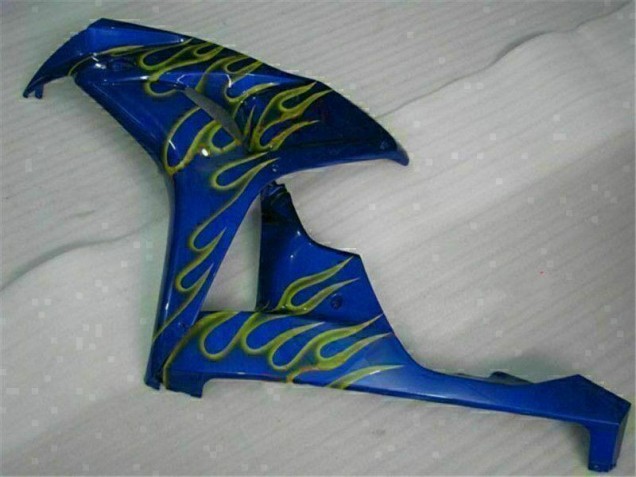 Amarelo Chama Azul Carenagem CBR 1000RR 08-11 Amarelo Chama Azul Carenagem CBR 1000RR 08-11