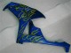 Amarelo Chama Azul Carenagem CBR 1000RR 08-11 Amarelo Chama Azul Carenagem CBR 1000RR 08-11