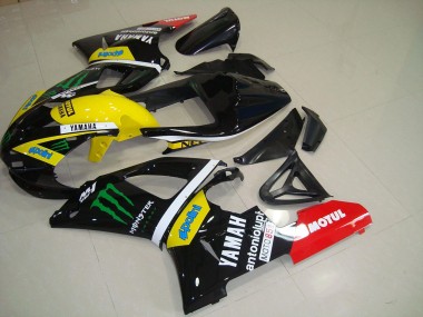 Amarelo Monster Abs Kits Carenagem R1 00-01