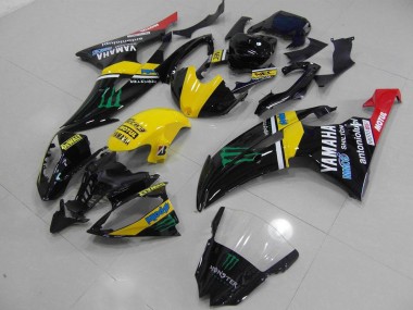 Amarelo Monster Abs Kits Carenagem R6 08-16