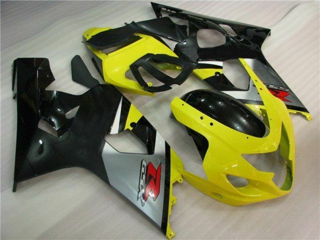 Amarelo Preto Abs Carenagem GSXR 600 / 750 K4 04-05