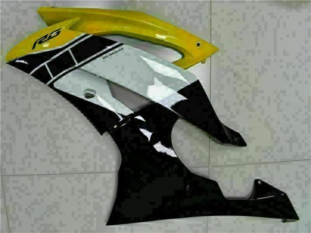 Amarelo Preto Abs Plástico R6 08-16 Amarelo Preto Abs Plástico R6 08-16