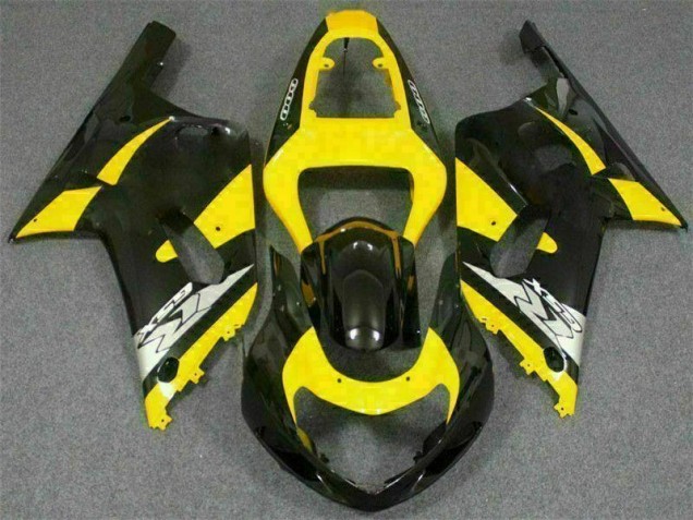 Amarelo Preto Carenagem & Plástico GSXR 600 / 750 K1 K2 K3 01-03 Amarelo Preto Carenagem & Plástico GSXR 600 / 750 K1 K2 K3 01-03