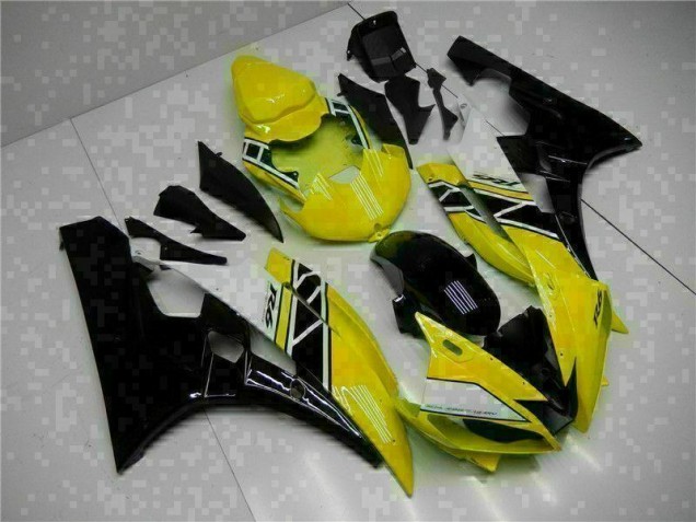 Amarelo Preto Kit Carenagem R6 06-07 Amarelo Preto Kit Carenagem R6 06-07