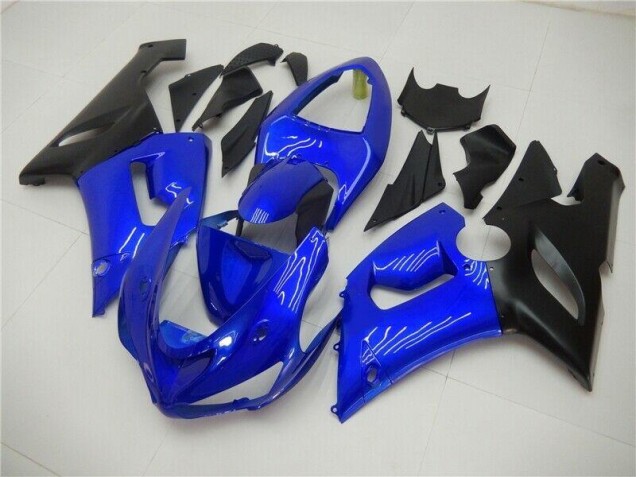 Azul Abs Kits Carenagem ZX6R 05-06