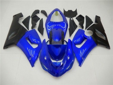 Azul Abs Kits Carenagem ZX6R 05-06