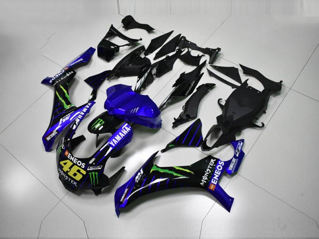 Azul Azul Branco ENEOS 46 Monster Abs Kit Completos Carenagem R1 15-19 Azul Azul Branco ENEOS 46 Monster Abs Kit Completos Carenagem R1 15-19