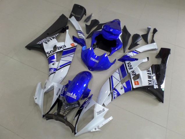 Azul Azul Branco ENEOS Carenagem R6 06-07 Azul Azul Branco ENEOS Carenagem R6 06-07