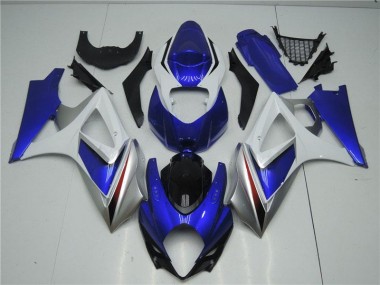 Azul Branco Abs Kits Carenagem GSXR 1000 K7 07-08