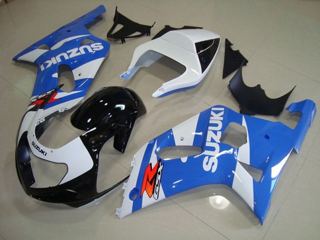 Azul Branco Abs Kits Carenagem GSXR 750 K1 K2 K3 01-03 Azul Branco Abs Kits Carenagem GSXR 750 K1 K2 K3 01-03