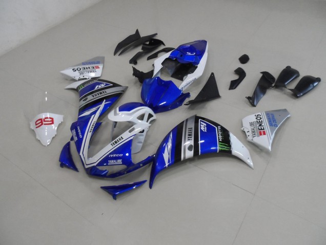 Azul Branco Abs Kits Carenagem R1 12-14 Azul Branco Abs Kits Carenagem R1 12-14
