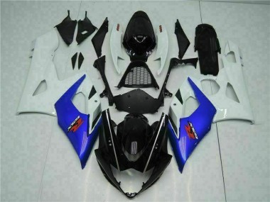 Azul Branco Abs Kits Completos Carenagem GSXR 1000 K5 05-06