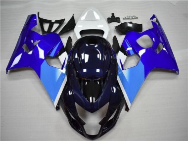 Azul Branco Abs Kits Completos Carenagem GSXR 600 / 750 K4 04-05
