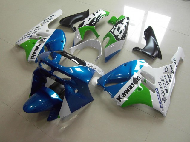 Azul Branco Carenagem ZX9R 94-97 Azul Branco Carenagem ZX9R 94-97