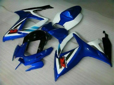 Azul Branco Carroçaria GSXR 600 / 750 K6 06-07