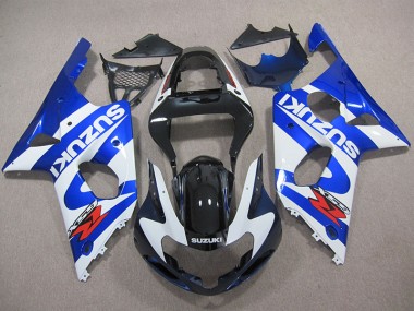 Azul Branco Decalque Kit Completo Carenagem GSXR 1000 K1 00-02