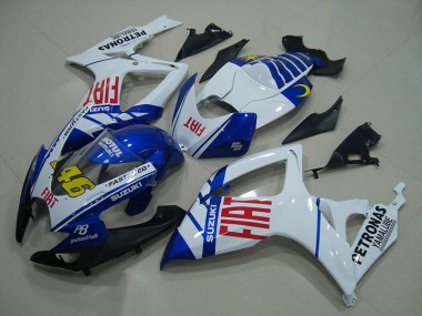 Azul Branco Fiat 46 Carenagem GSXR 750 K6 06-07