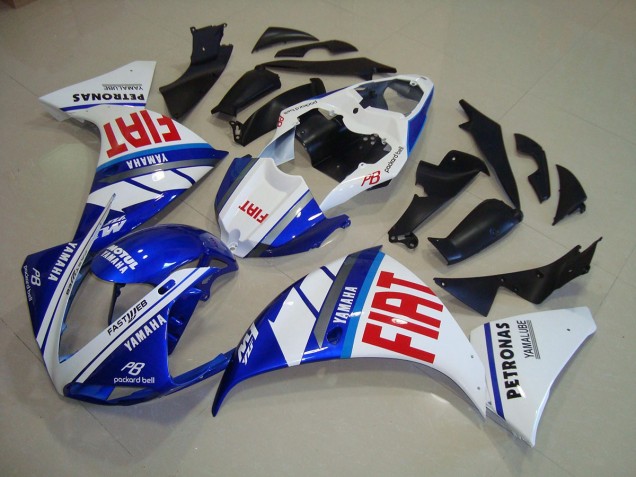 Azul Branco Fiat Carenagem R1 12-14 Azul Branco Fiat Carenagem R1 12-14