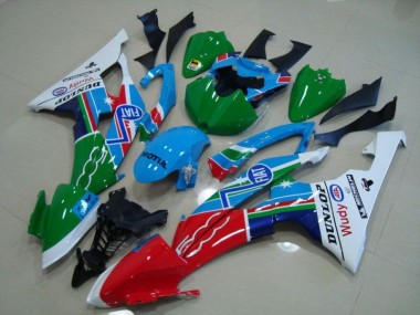 Azul Branco Fiat Verde Vermelho Wudy Motul Dunlop Carenagem R6 08-16