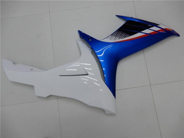 Azul Branco Kit Completo Carenagem GSXR 600 / 750 K11 11-21 Azul Branco Kit Completo Carenagem GSXR 600 / 750 K11 11-21