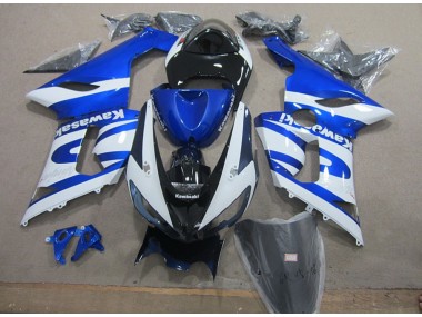 Azul Branco Kit Completo Carenagem ZX6R 05-06