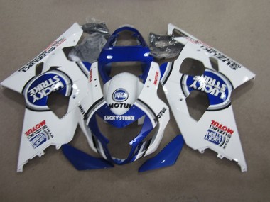 Azul Branco Lucky Strike Motul Carenagem GSXR 600 K4 04-05