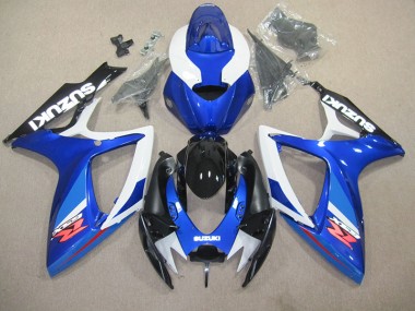 Azul Branco Plástico GSXR 600 K6 06-07
