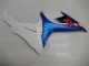 Azul Branco Plásticos GSXR 600 / 750 K11 11-21 Azul Branco Plásticos GSXR 600 / 750 K11 11-21