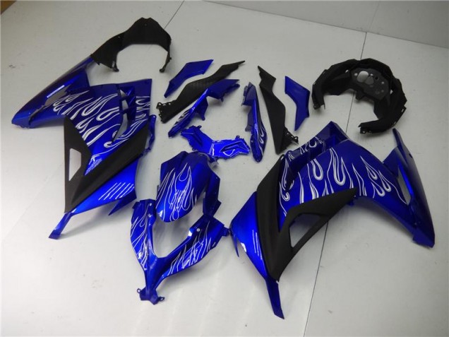 Azul Branco Preto Carenagem EX300 13-16 Azul Branco Preto Carenagem EX300 13-16