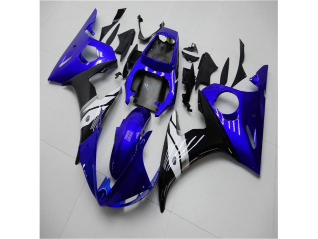 Azul Branco Preto Carenagem R6 03-05 Azul Branco Preto Carenagem R6 03-05