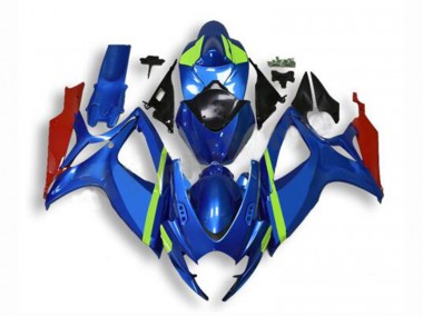 Azul Carenagem & Plástico GSXR 600 / 750 K6 06-07