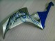 Azul Chama Prata Carenagem CBR 1000RR 06-07 Azul Chama Prata Carenagem CBR 1000RR 06-07