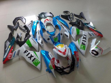 Azul Fixi Carenagem GSXR 1000 K9 09-16
