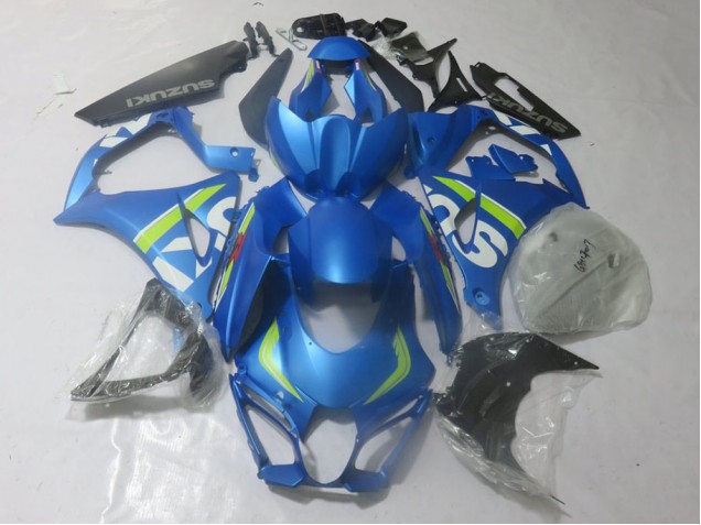 Azul Lime Carenagem GSXR 1000 17-23 Azul Lime Carenagem GSXR 1000 17-23
