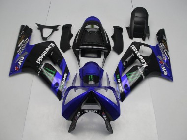 Azul Monster Carenagem ZX6R 03-04
