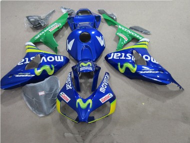 Azul Movistar Castrol Carenagem CBR 1000RR 06-07