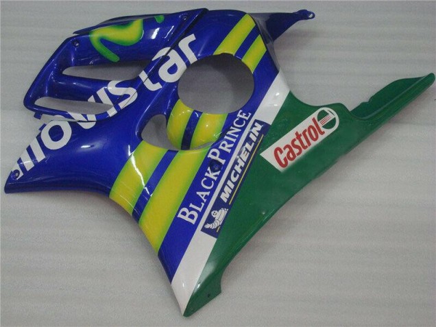 Azul Movistar Castrol Carenagem CBR 600 F3 95-98 Azul Movistar Castrol Carenagem CBR 600 F3 95-98