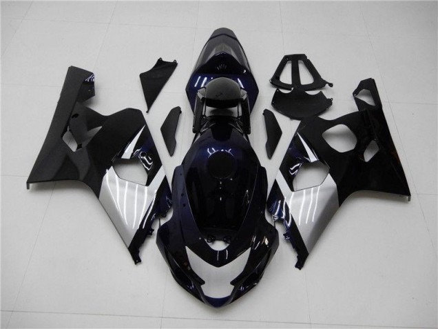 Azul Prata Carenagem GSXR 600 / 750 K4 04-05 Azul Prata Carenagem GSXR 600 / 750 K4 04-05