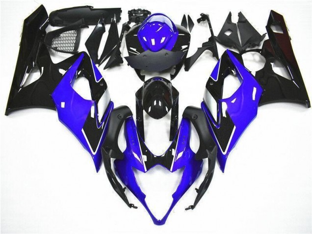 Azul Preto Abs Kit Completos Carenagem GSXR 1000 K7 07-08 Azul Preto Abs Kit Completos Carenagem GSXR 1000 K7 07-08