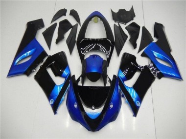 Azul Preto Abs Kits Completos Carenagem ZX6R 05-06