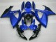 Azul Preto Abs Plásticos GSXR 600 / 750 K6 06-07 Azul Preto Abs Plásticos GSXR 600 / 750 K6 06-07