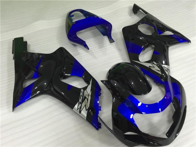 Azul Preto Carenagem GSXR 1000 K1 00-02