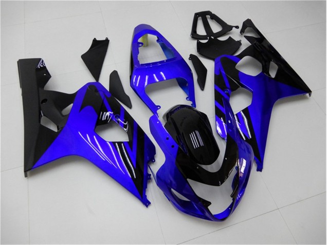 Azul Preto Carenagem & Plástico GSXR 600 / 750 K4 04-05 Azul Preto Carenagem & Plástico GSXR 600 / 750 K4 04-05