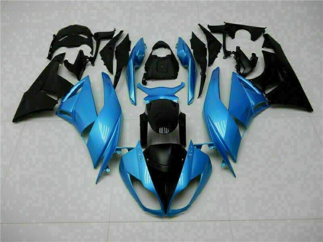 Azul Preto Carenagem & Plástico ZX6R 13-18 Azul Preto Carenagem & Plástico ZX6R 13-18